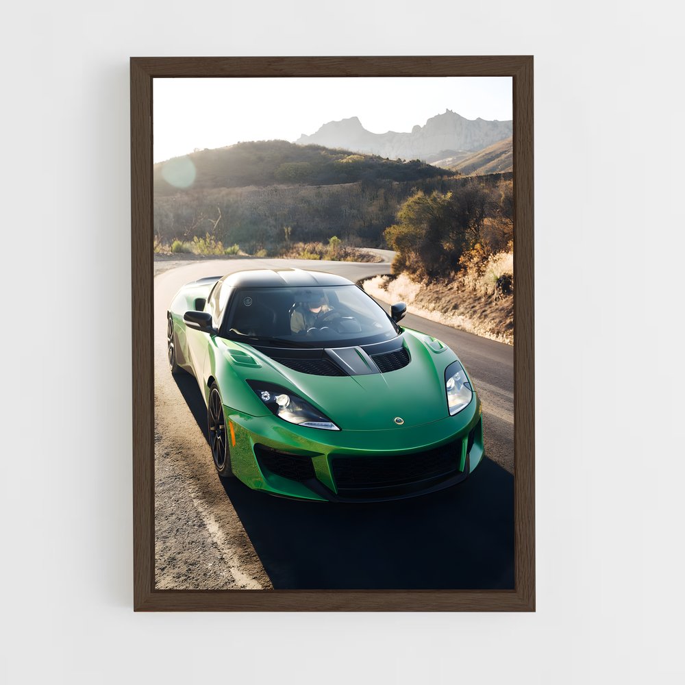 Poster Évasion Vitesse – affiche Lotus (vue 5)